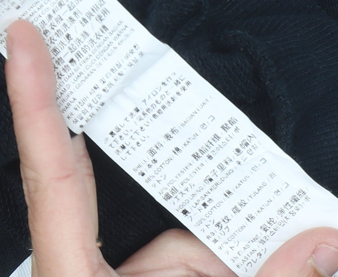 Puma Women’s Black Pullover Hoodie Size 14 Logo Sportswear