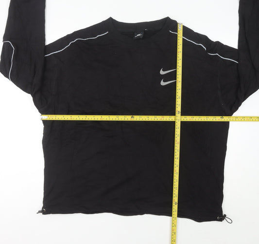 Nike Women's Black Sweatshirt Size 18 Crew Neck Long Sleeve