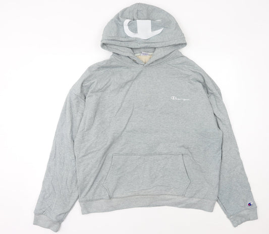 Womens UK Size 20 Champion Grey Pullover Hoodie