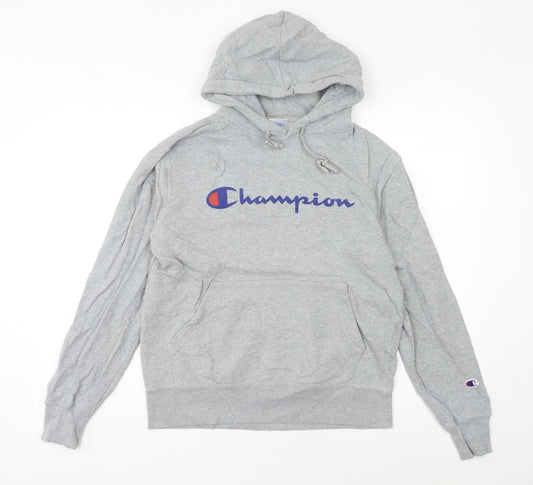 Womens UK Size 14 Champion Grey Pullover Hoodie