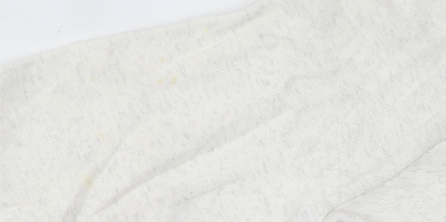 Nike Womens Ivory Pullover Hoodie Size 8 Regular Fit with Logo