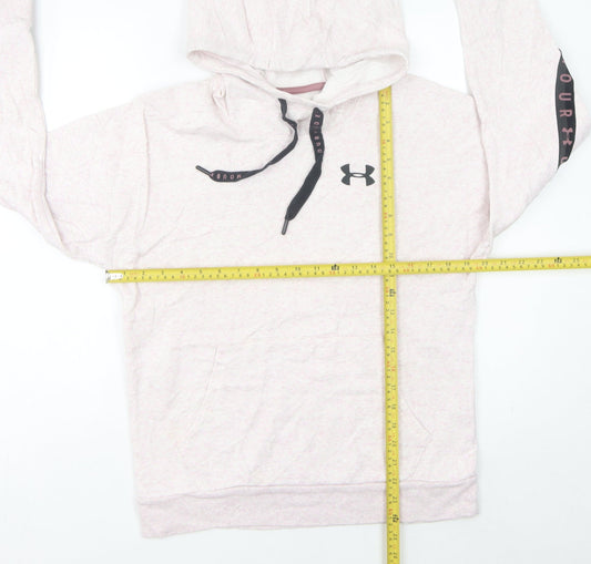 Womens UK Size 6 Under armour Pink Pullover Hoodie