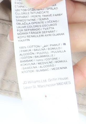 Premier Man Beige Cotton Blend Men’s Chino Trousers Size 42 Regular