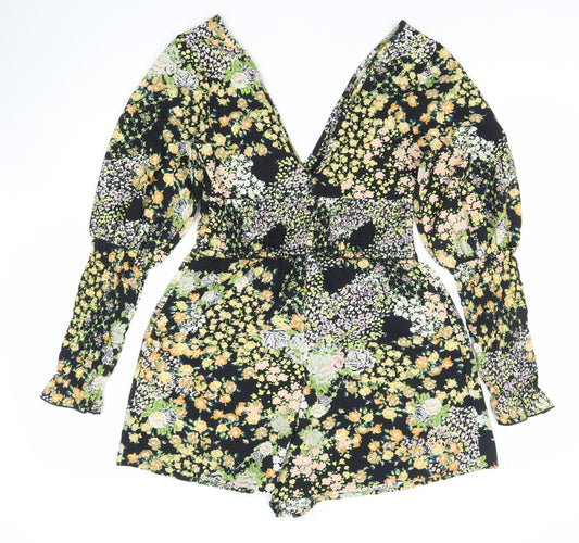 Womens UK Size 8 ASOS One-Piece Multicoloured Playsuit