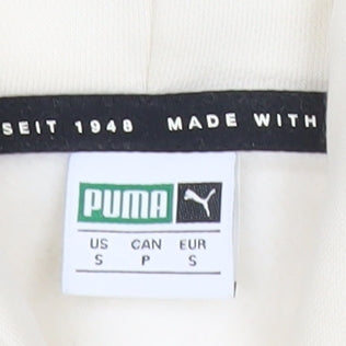Puma Womens Ivory Hoodie Small Pullover Hooded Sweatshirt