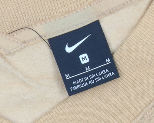 Nike Women’s Brown V-Neck Pullover Sweatshirt M Relaxed Fit