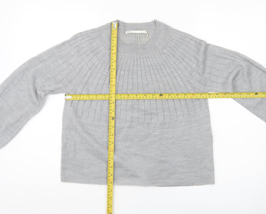 Womens UK Size M Only Grey Pullover Jumper