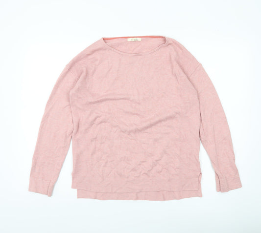 Womens UK Size 8 White Stuff Pink Pullover Jumper