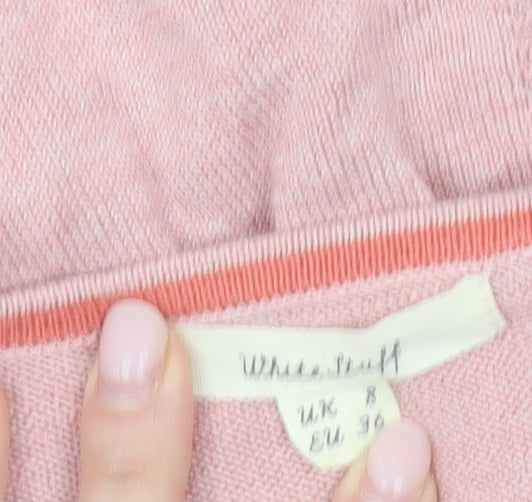 Womens UK Size 8 White Stuff Pink Pullover Jumper
