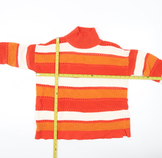 Womens UK Size XS French Connection Multicoloured Pullover Jumper