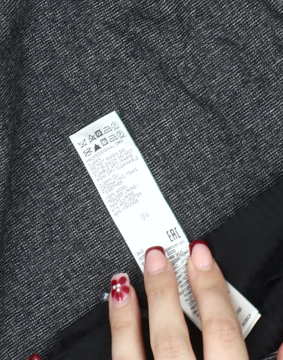 Marks and Spencer Men's Grey Wool Dress Pants Trousers 42L