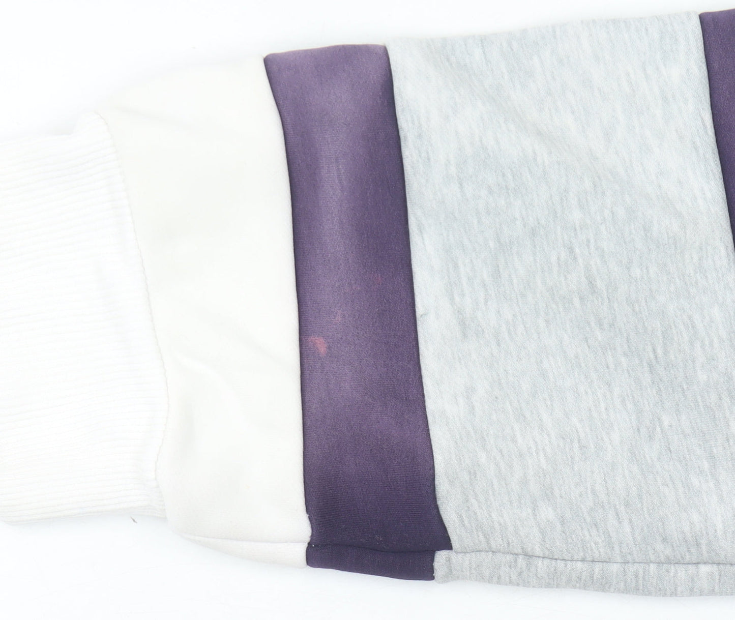 Adidas Womens White Hoodie Size 12 Logo Pullover Sweatshirt