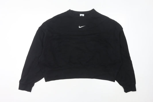 Womens UK Size 8 Nike Black Pullover Sweatshirt