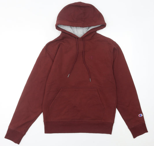 Womens UK Size 10 Champion Red Pullover Hoodie