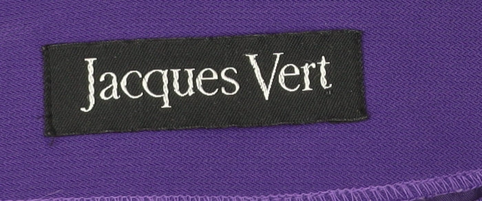 Jacques Vert Womens Purple Midi Flare Skirt Size 10 Formal