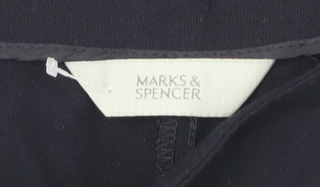 Womens UK Size 12 Marks and Spencer Slim Fit Leggings Blue Trousers