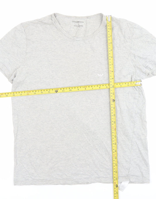 Mens UK Size M Emporio Armani Grey T-Shirt