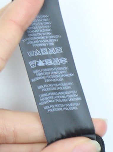 Primark Womens Black Midi A-Line Skirt Size 12 Polyester