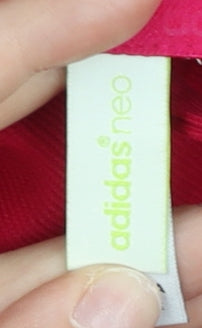 Adidas Women’s Pink Colourblock Track Jacket Size 10 Full Zip