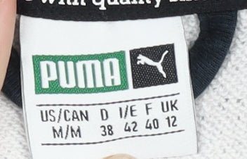 Puma Womens Black Size 12 Track Jacket Full Zip Lightweight