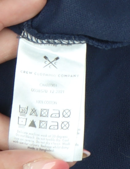 Crew Clothing Men’s Blue XS Polo Shirt Cotton Short Sleeve Classic