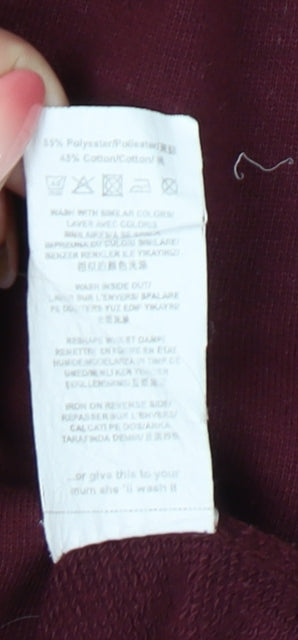 Missguided Women’s Red Shift Dress Size 10 Long Sleeve Flared