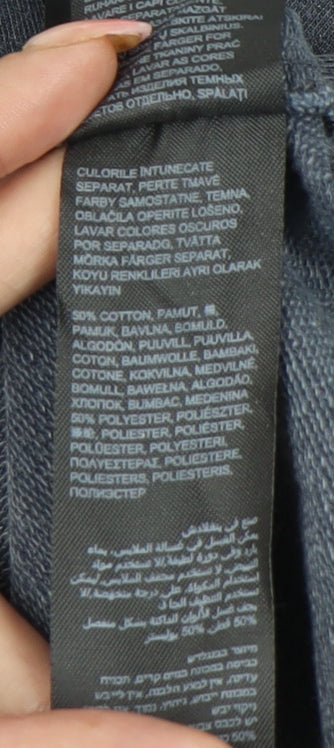 Simply Be Women’s Blue Size 18 Pullover Sweatshirt Cotton Blend