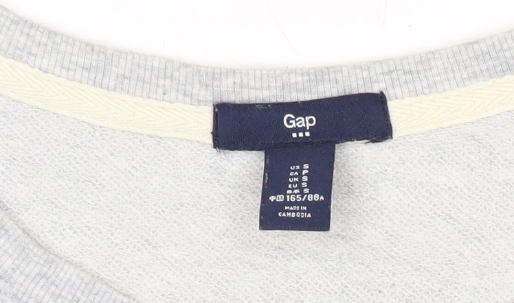 Womens UK Size S Gap Grey Pullover Sweatshirt