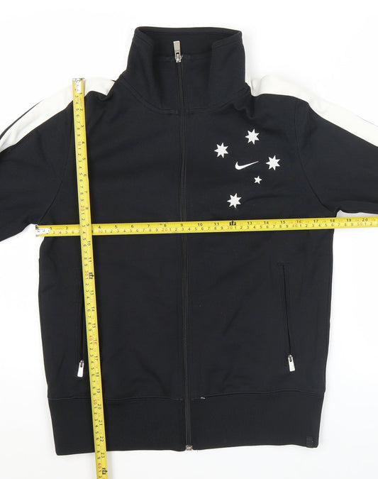 Nike Men's Black XL Track Jacket Full Zip Tennis Sportswear