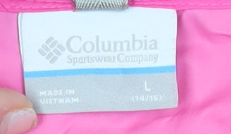 Teens UK Size L Columbia Pink Rain Coat