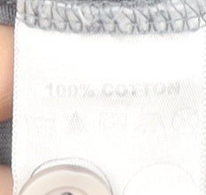 Howick Men's Grey Striped Cotton Polo Shirt Size M Short Sleeve