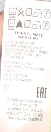 Marks and Spencer Men’s Blue Green Striped Polo Shirt 4XL Regular Fit