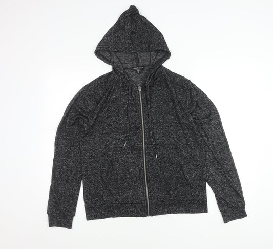 Womens UK Size M Brave Soul Black Basic Jacket