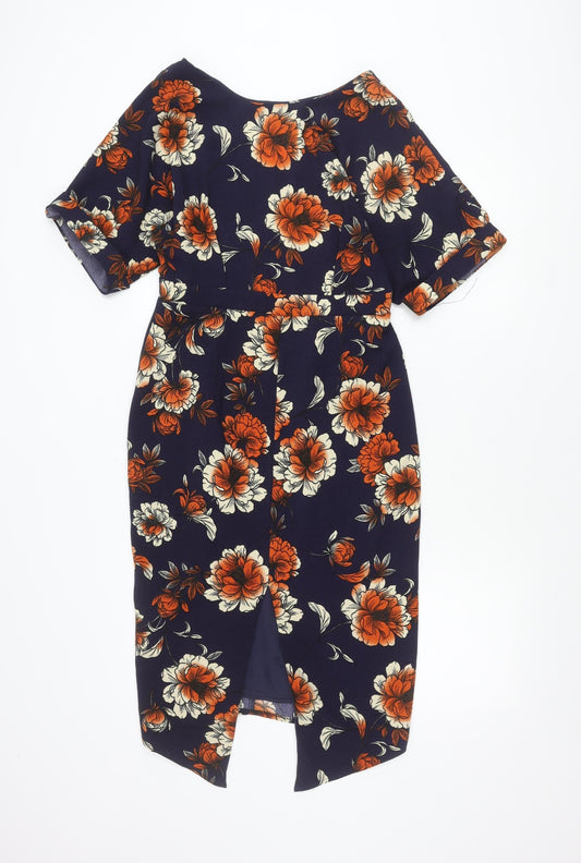 ASOS Women’s Multicoloured Floral Fit & Flare Dress Size 10