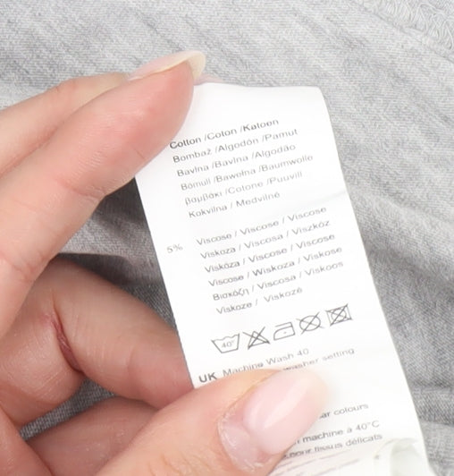 Slazenger Men’s Grey 2XL V-Neck Cotton Blend T-Shirt