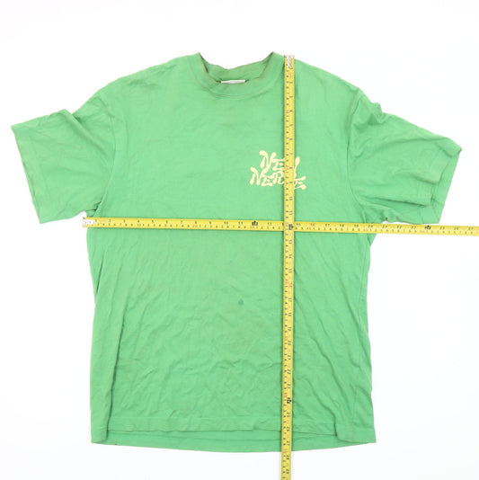Womens UK Size S H&M Green Basic T-Shirt