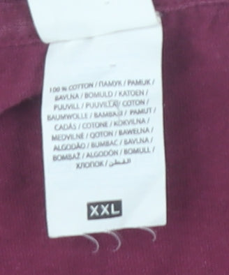 Mens UK Size 2XL Harry Potter Purple T-Shirt