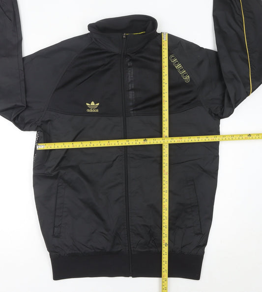 Adidas Men's Black Track Jacket L Regular Fit Football Training