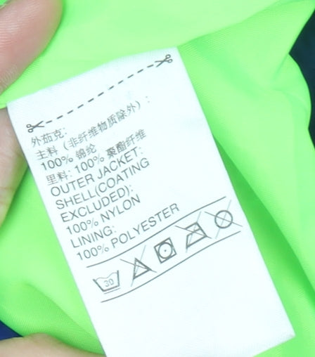 Adidas Men’s Blue 2XS Ski Jacket Winter Hooded Waterproof