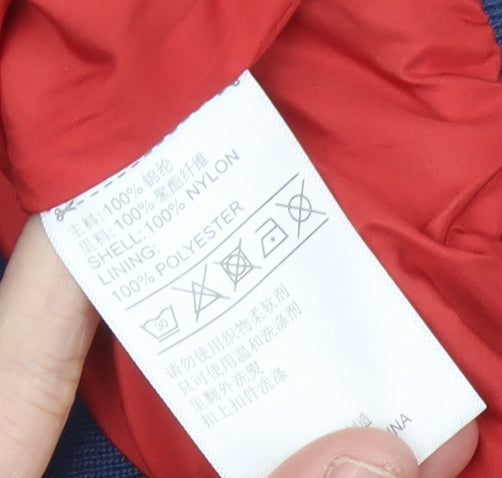 Adidas Mens Blue Red Varsity Jacket M NBA Basketball Cleveland Cavaliers