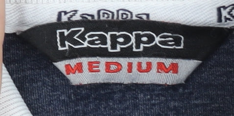 Kappa Unisex Blue Track Jacket Medium London Flag Full Zip Sportswear