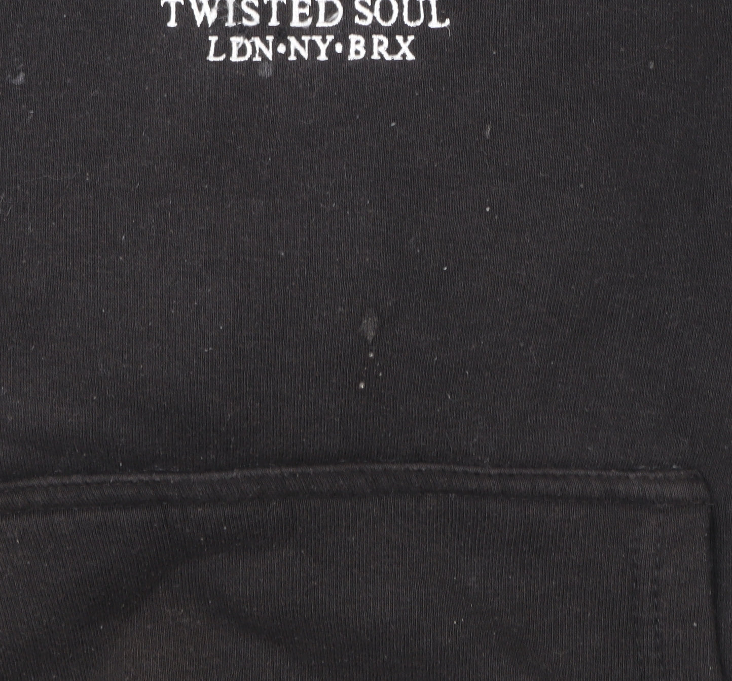 Twisted Soul Men's Grey Black Pullover Hoodie Size S Logo Graphic