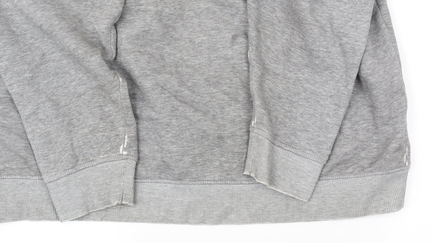 Mens UK Size 2XL James Pringle Grey 1/2 Zip Sweatshirt