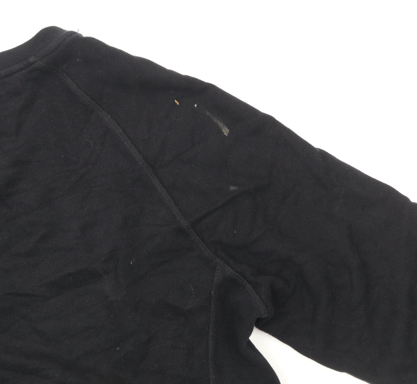 Mens UK Size S Reiss Black Pullover Sweatshirt