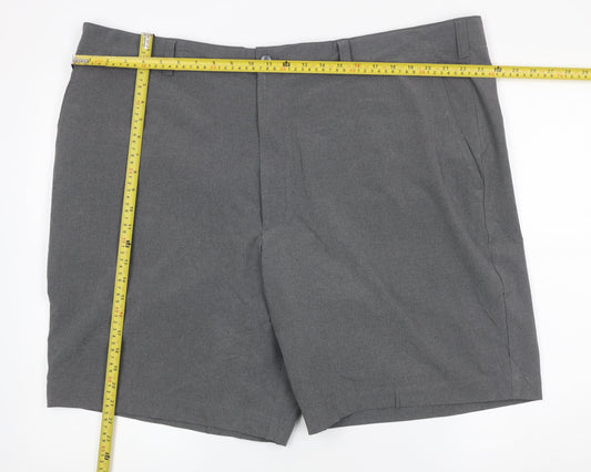 Cutter & Buck Men’s Grey Chino Shorts Size 44 Stretch Casual