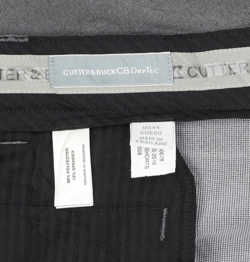 Cutter & Buck Men’s Grey Chino Shorts Size 44 Stretch Casual