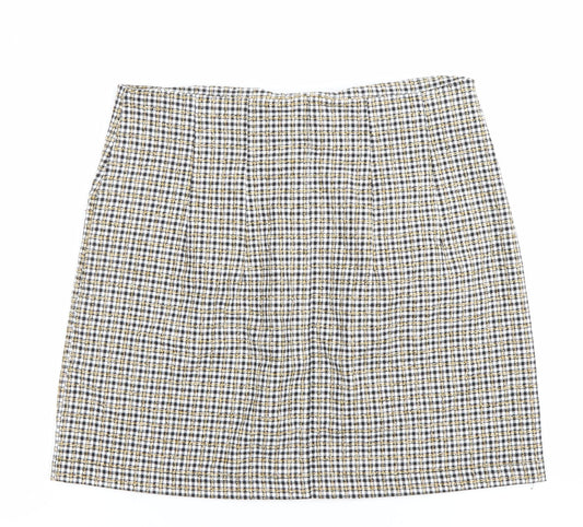 Womens UK Size 10 Topshop Straight & Pencil Tweed Skirt