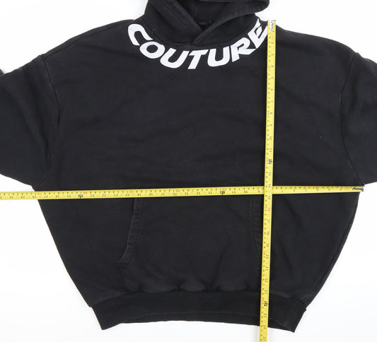 The Couture Club Mens Black XL Pullover Hoodie Graphic Logo