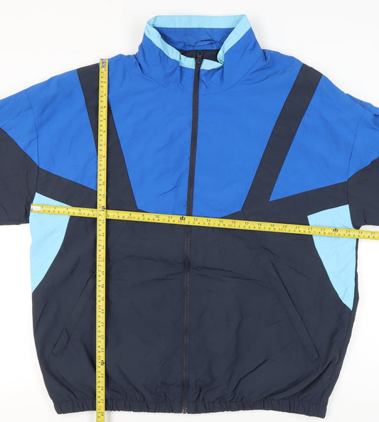 Primark Men’s Blue XL Windbreaker Jacket Lightweight Nylon