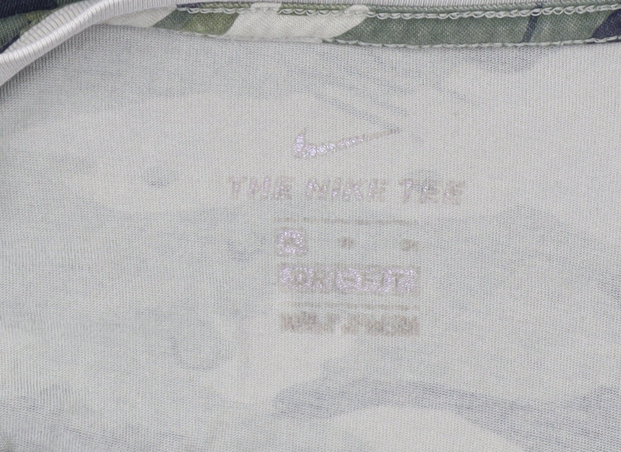 Nike Men’s Green Camouflage Army Short Sleeve Sports T-Shirt S